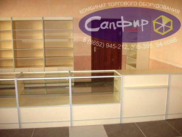 Прилавок торговый с прямым фасадом ППДСА-401