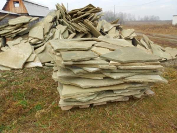 Природный камень ;песчаник  плитняк декоративный