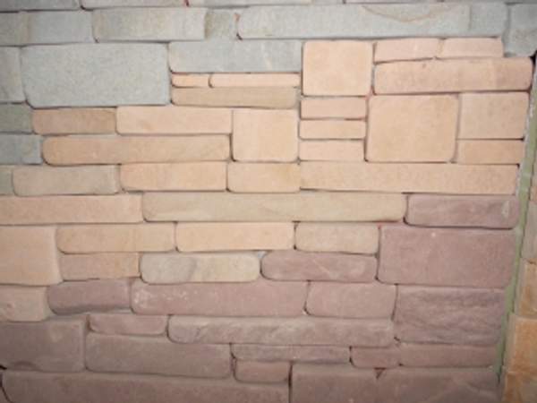 Природнный камень песчаник"плашка галтованная"