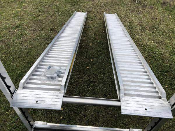 Приставные алюминиевые сходни 3300 кг
