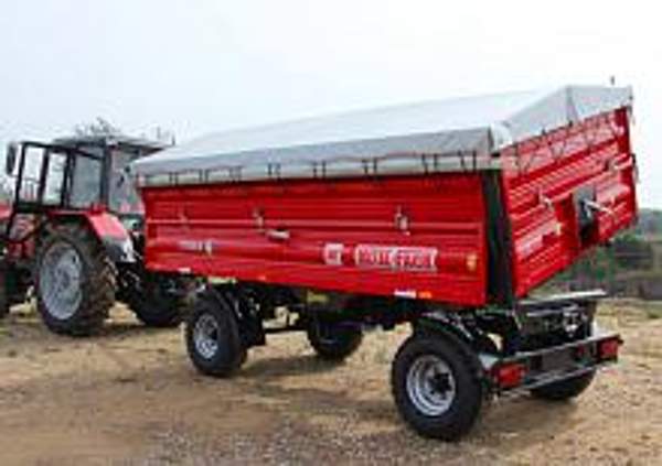 Прицеп тракторный самосвальный Metal-Fach Т-710/2 с надставными бортами