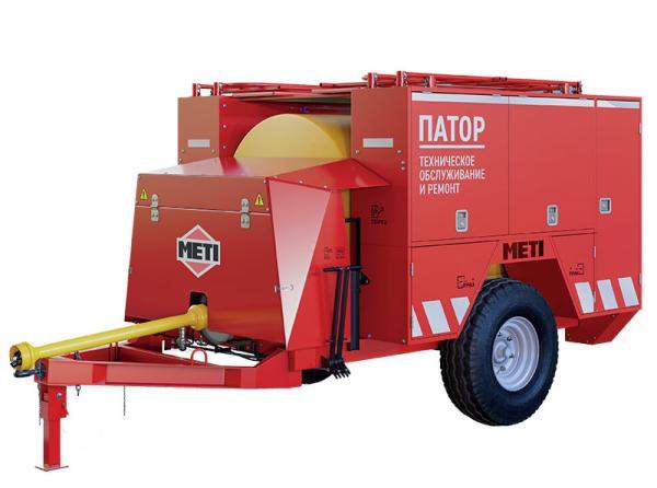 Прицепной комплекс Патор для ремонта техники в поле.