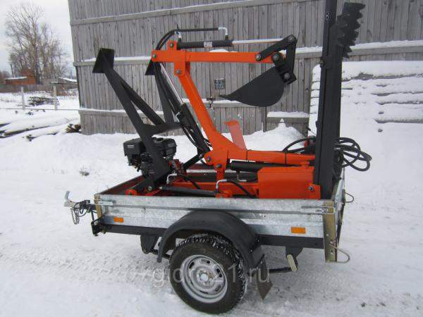 Прицепной мини-экскаватор "ЭКомпакт-ПР"