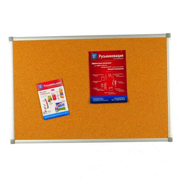 Пробковая доска Стандарт 90х120 см