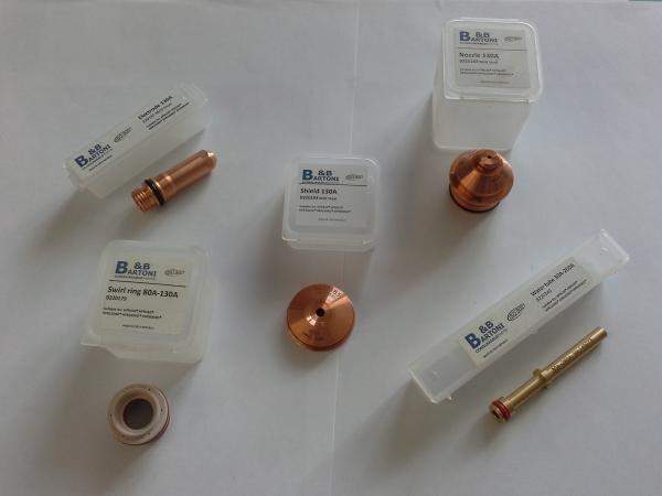 Продадим расходники для плазменной резки "B&Bartoni" HPR 130/260/400 XD.