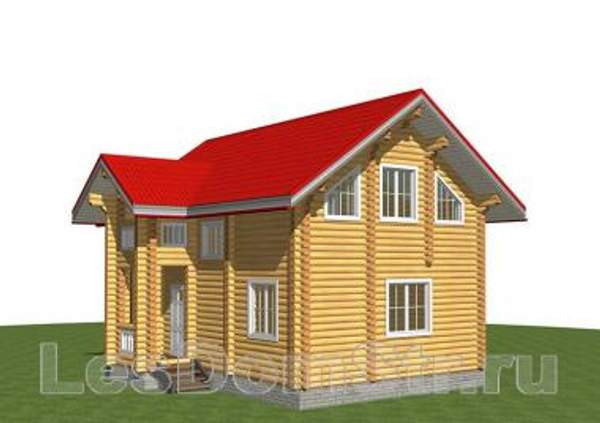 ПРОЕКТ 43 - ДЕРЕВЯННЫЙ ДОМ 100 КВ.М