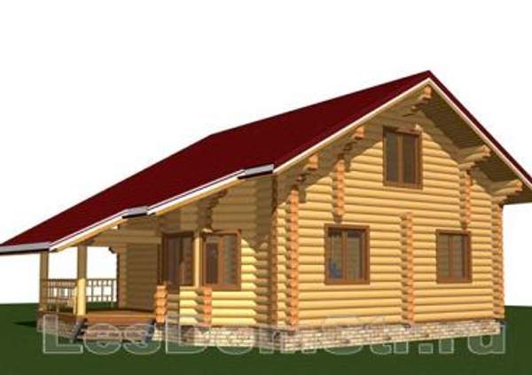 ПРОЕКТ 55 - ДЕРЕВЯННЫЙ ДОМ 147 КВ.М