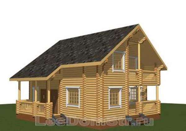 ПРОЕКТ 56 - ДЕРЕВЯННЫЙ ДОМ 148 КВ.М