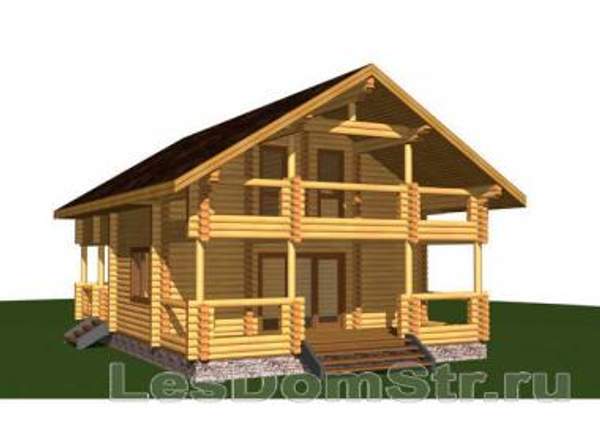 ПРОЕКТ 58 - ДЕРЕВЯННЫЙ ДОМ 168 КВ.М