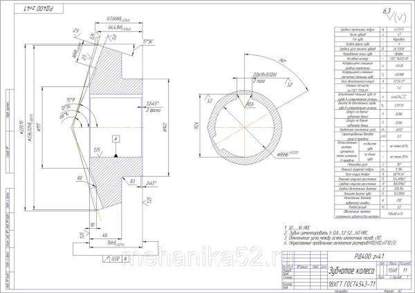 Проектирование и расчёты зубчатых передач