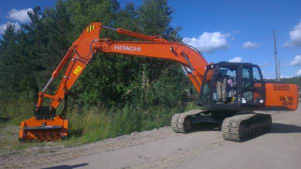 Профессиональная спецтехника – мульчер навесной для экскаватора