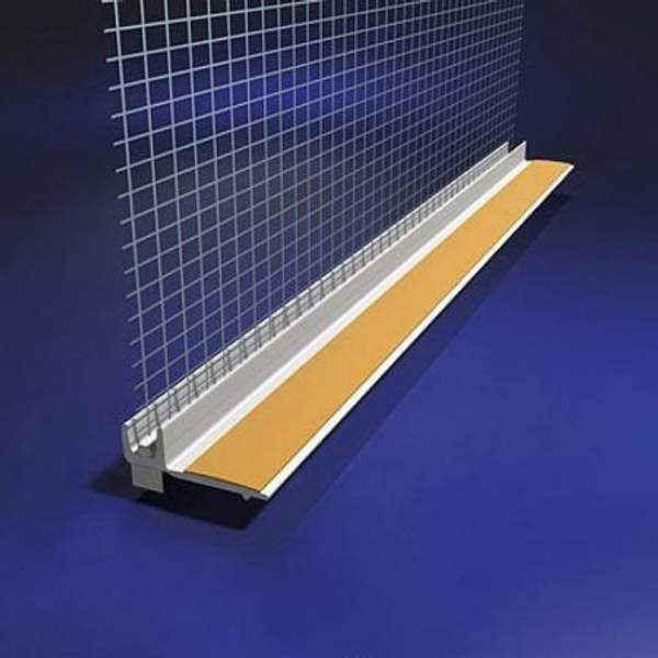 Профиль примыкающий с армирующей сеткой 6 мм 2,4 м.пог. (Польша)