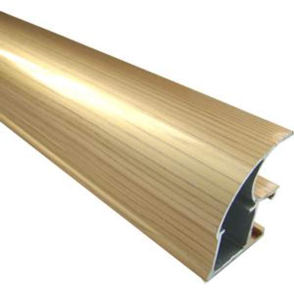 Профиль вертикальный открытый, катафорез Золото дерево (5,5м)