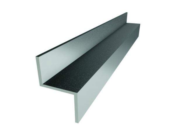 Профиль Z-образный дюралевый 450048 44х25х4 мм Д1 (1110) ГОСТ 13620-90 прессованный