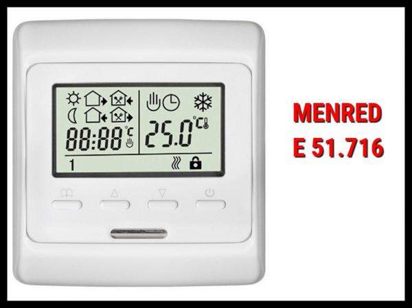 Программируемый терморегулятор Menred E 51.716