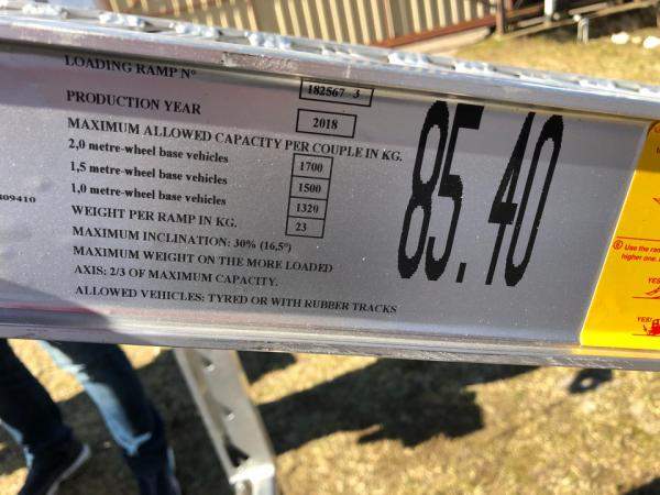 Производим алюминиевые трапы для спецтехники 1,7 тонн