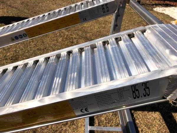 Производим алюминиевые трапы для спецтехники 2040 кг