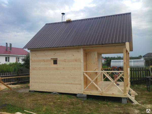 Производство бань под ключ 5*5 метра