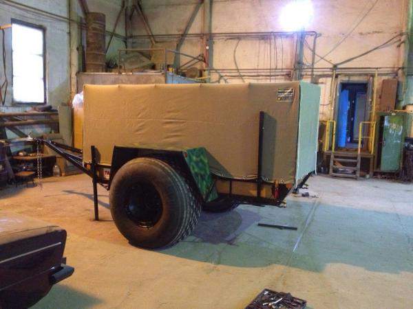 Производство тентов для легковых прицепов