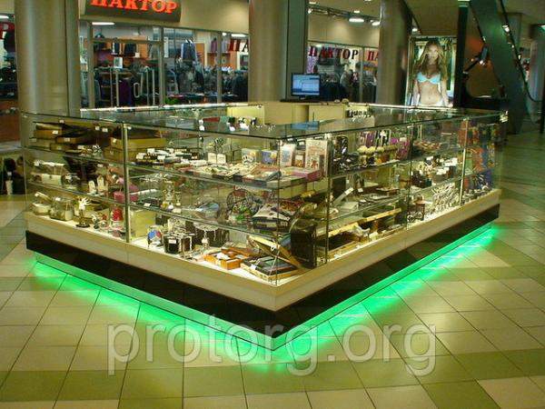 Производство торговой мебели для магазинов бижутерии, ювелирных отделов, сувенирной продукции