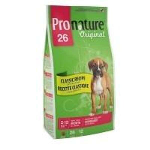 Pronature Original 26 Puppy All Breeds «Формула роста» сухой корм для щенков (с ягнёнком и рисом) 13 кг. арт. 102.553