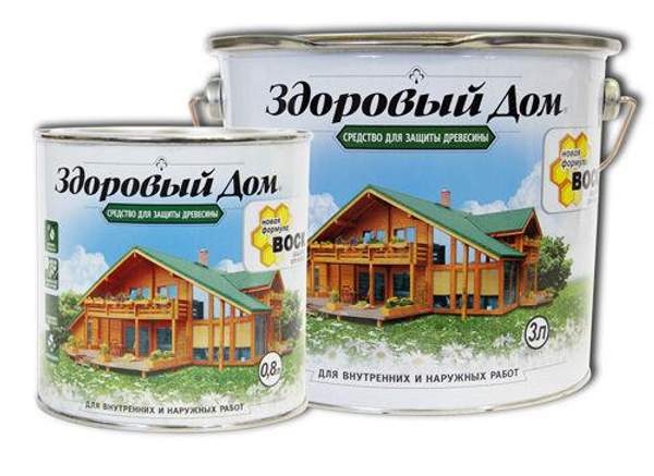 Пропитка Здоровый Дом ДУБ для древесины/ 0,8 л