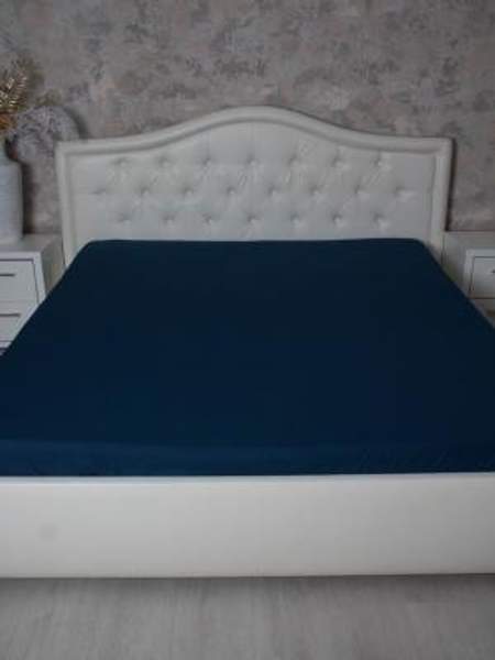 Простынь однотонная Евро БЕЗ РЕЗИНКИ 220x240
