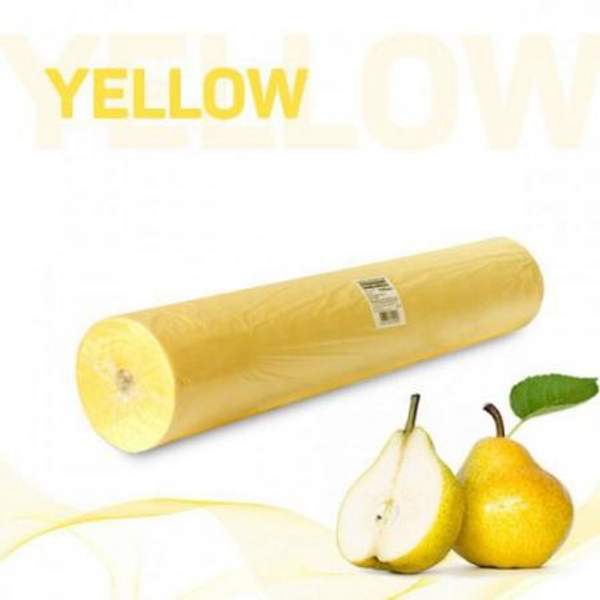 Простыни 70*200 в рулоне желтый 17 гр/м2