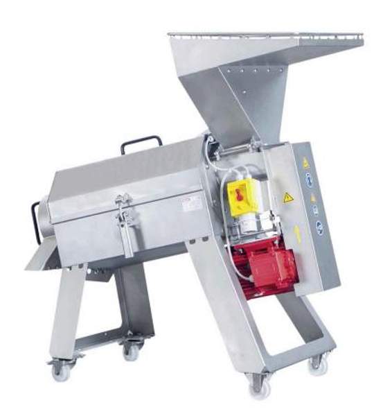 Протирочная машина для вишен, черешен, слив, абрикос, яблок и т.д. 1000 кг/час