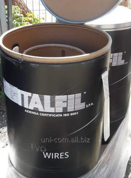 Проволока сварочная SG2 ф1.2, ф1.6 (аналог Св08Г2С) технология EVO полированная в барабане по технологии бесконечной сварки FilPack ФилПак от ItalFil ИталФил 300 кг