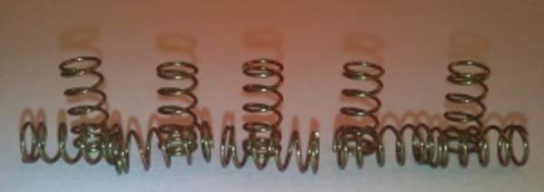 Пружины сжатия, пружины растяжения, пружины кручения.