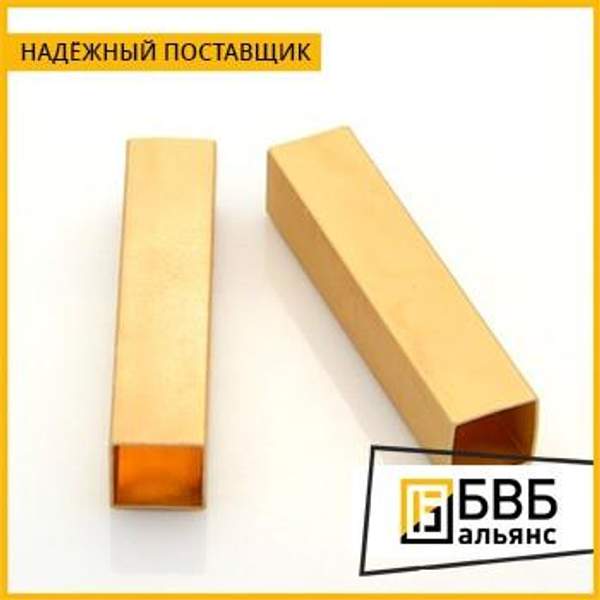 Прямоугольник латунный 8x10x3000 ЛС59-1, птв