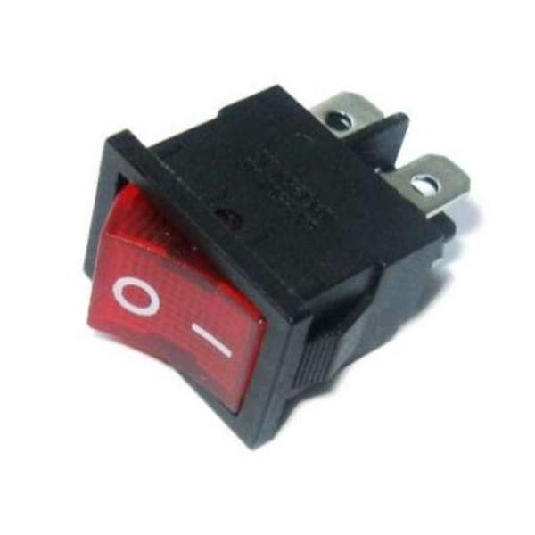 Прямоугольный переключатель на 2 положения, 4 контакта с подсветкой на 12v