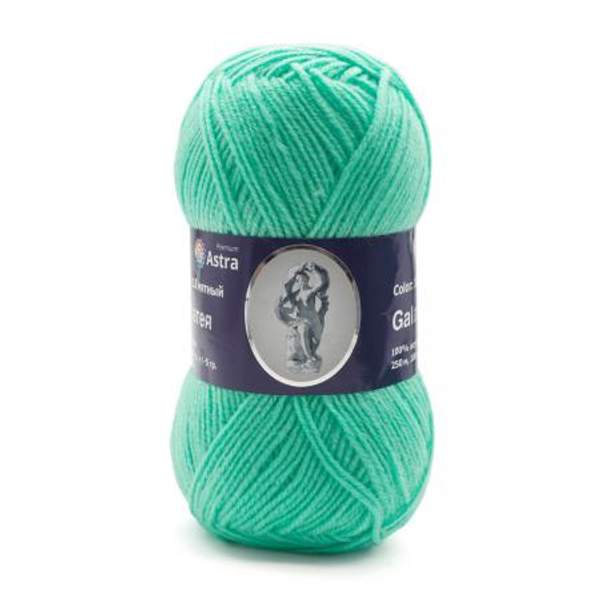 Пряжа Astra Premium Галатея 100гр. 250м (100% акрил) (18 мятный)