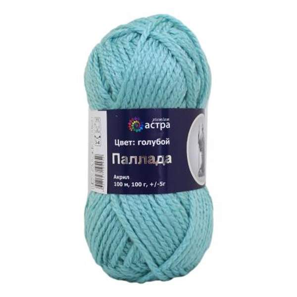 Пряжа Astra Premium Паллада 100гр. 100м (100% акрил) (12 голубой)