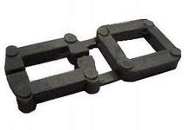 Пряжка полипропиленовая, пластиковая 12,15мм