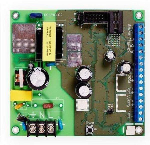 PS-1240 (плата) Источник вторичного электропитания резервированный
