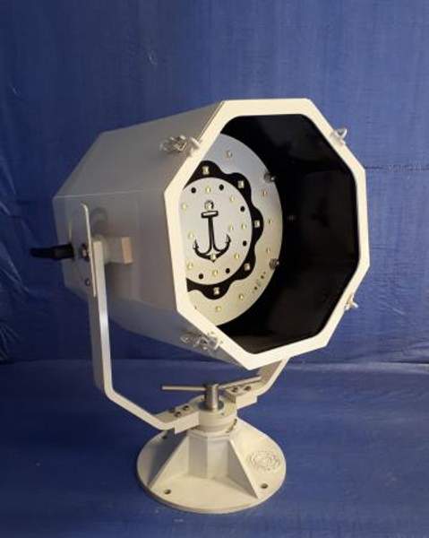 ПЗС-35LED (12в-250в, 80Вт) - Прожектор заливающего света судовой (Сертификат РРР и РМРС).