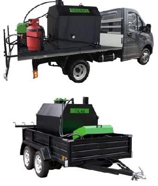 Распылитель битумной эмульсии 1000 л Гудронатор