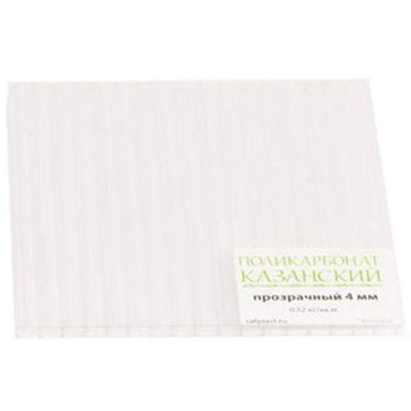 Rational Казанский Сотовый поликарбонат 10 мм RATIONAL Казанский 0,99 кг/м2 2,1*6 м прозрачный