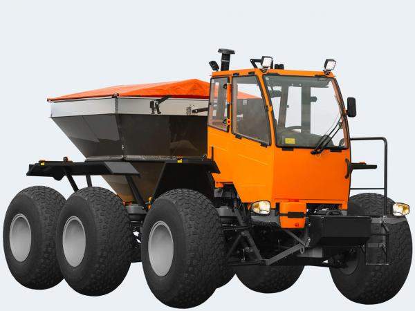 Разбрасыватель ТУМАН-2. Шины низкого давления, навигационная система