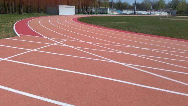 Разметка беговой дорожки