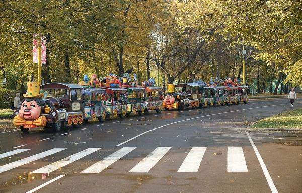 Разметка парка