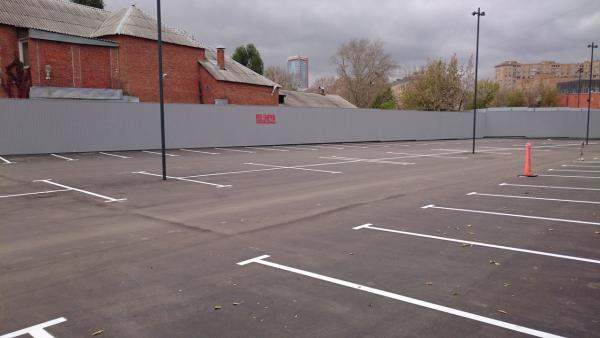 Разметка стоянки