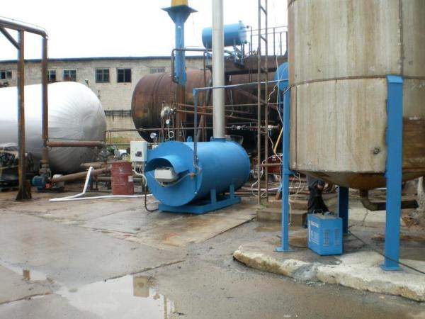 Разогрев и слив битума из цистерн