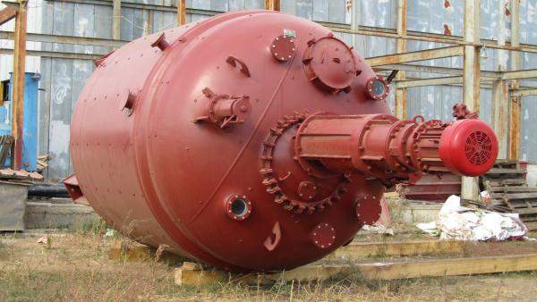 Реактор эмалированный 40м3. реактор эмаль