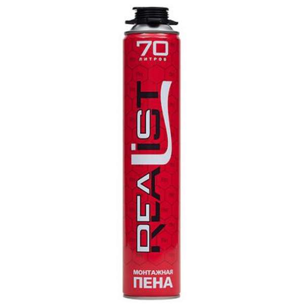REALIST Пена монтажная REALIST PRO Red 70 л