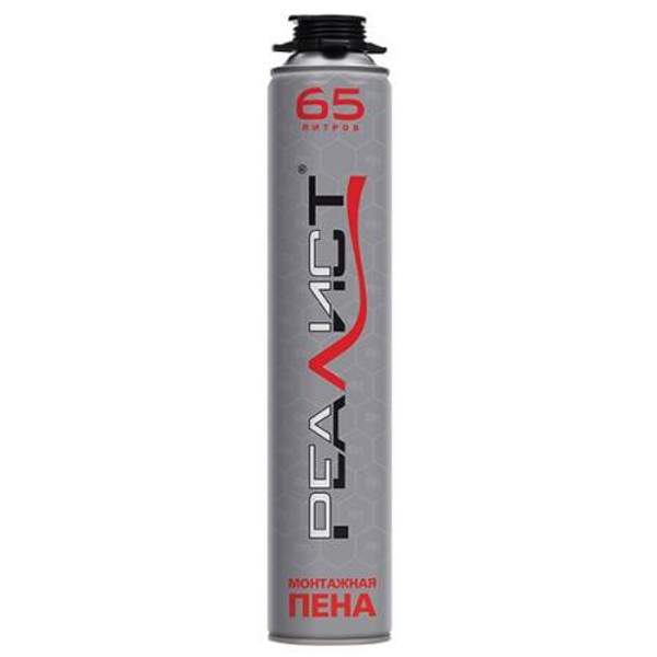 REALIST Пена монтажная REALIST PRO Silver 65 л - зимняя
