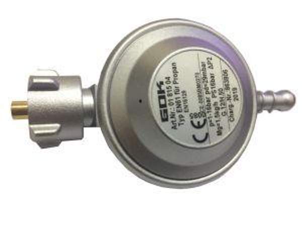 Редуктор для газового баллона GOK EN61 KLF 1,5 кг/час 29(30) mBar