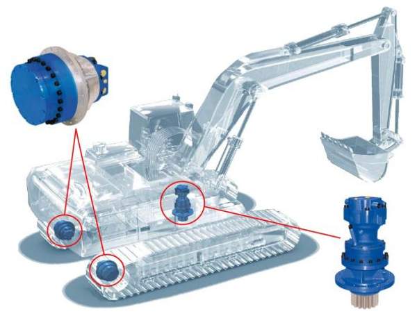 Редуктор Hitachi ZX330-3